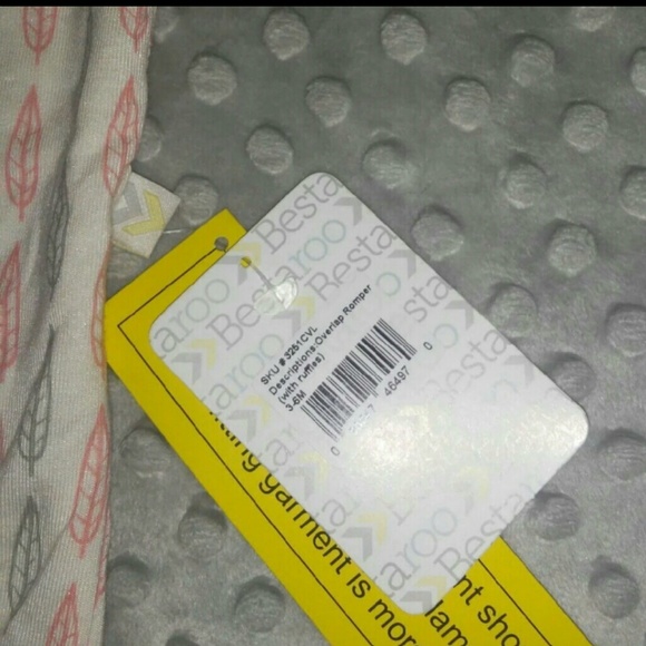 NWT Bestaroo Overlap Romper with Ruffles - Picture 3 of 4